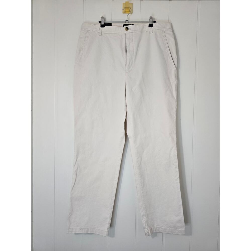 Banana Republic High Rise Authentic Chino Cream NWT Casual Cotton Size 16